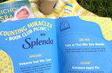 Counting Miracles Book Club Picnic Menu with Splenda