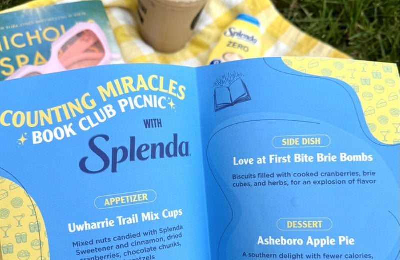 Counting Miracles Book Club Picnic Menu with Splenda